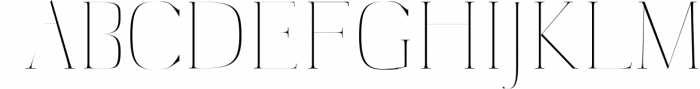 Cartland Serif Typeface Font UPPERCASE