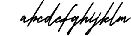 Carttinos Signature Typeface 1 Font LOWERCASE