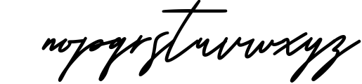 Carttinos Signature Typeface 1 Font LOWERCASE