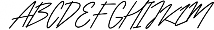 Carttinos Signature Typeface Font UPPERCASE