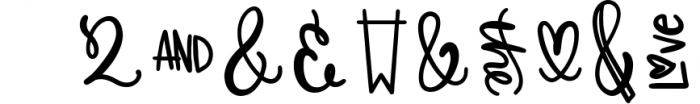 Catchwords & Ampersands - A Dingbat Font Font OTHER CHARS