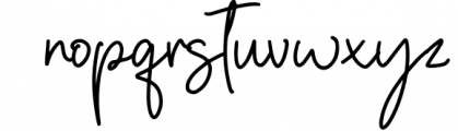 Catrillend Signature Font Font LOWERCASE