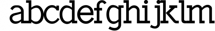 Cavello Slab Serif 1 Font LOWERCASE