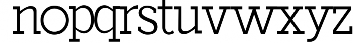 Cavello Slab Serif 6 Font LOWERCASE