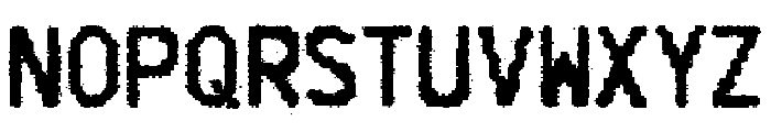 CA Address Unknown Font UPPERCASE