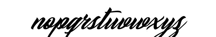 CADILLAC PERSONAL USE Italic Font LOWERCASE