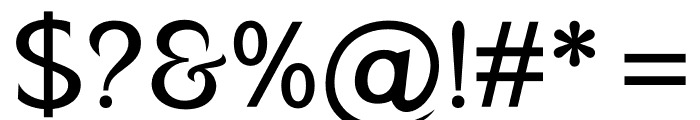 CALLIMBA Font OTHER CHARS