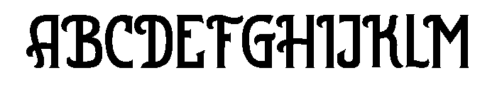 CANAEL Font UPPERCASE
