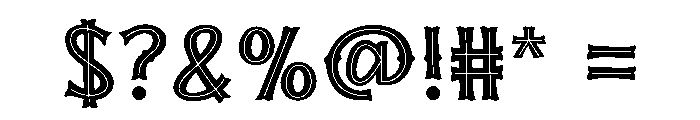 CANIS-MAJOR Font OTHER CHARS