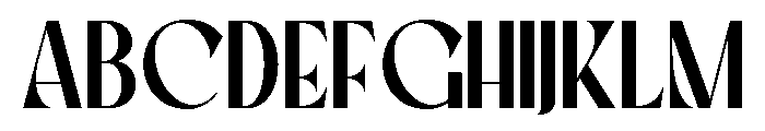 CANOA Regular Font UPPERCASE