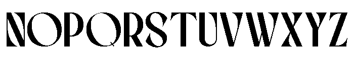 CANOA Regular Font UPPERCASE
