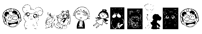 CARTOON 1994 Font OTHER CHARS