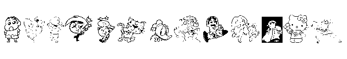 CARTOON 1994 Font UPPERCASE