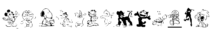 CARTOON 1994 Font UPPERCASE