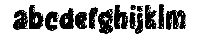 CAVES Font LOWERCASE
