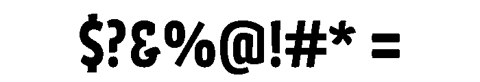 Caacupe One Regular Font OTHER CHARS