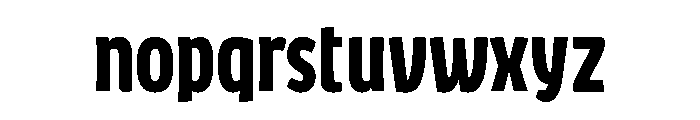 Caacupe One Regular Font LOWERCASE