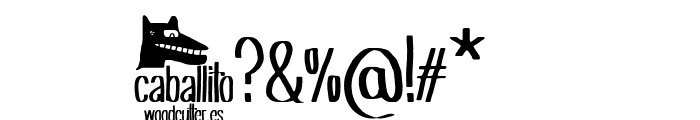 Caballito Font OTHER CHARS