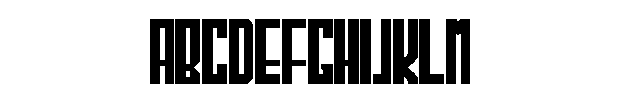 Cacao Retro Regular Font UPPERCASE