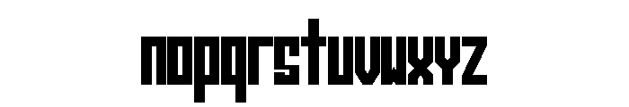 Cacao Retro Regular Font LOWERCASE