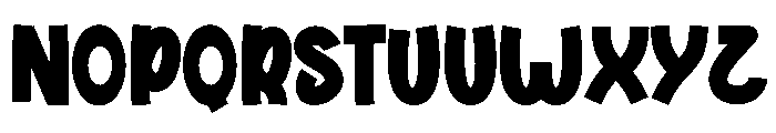 Cactus Green Font UPPERCASE
