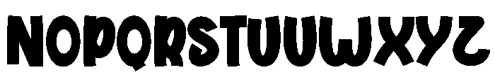 Cactus Green Font LOWERCASE