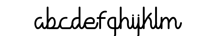Cadancy Demo Font LOWERCASE