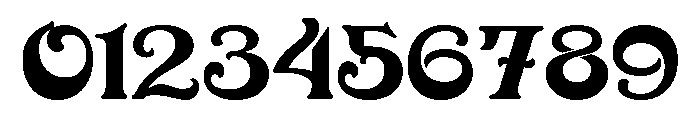 Café-Concert Regular Font OTHER CHARS