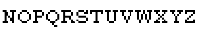Cairopixel Font UPPERCASE