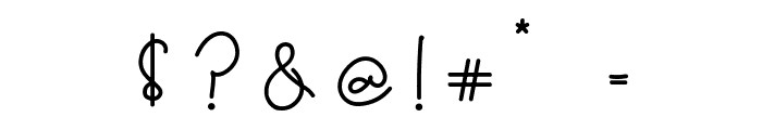 Caitlyn Script Font OTHER CHARS