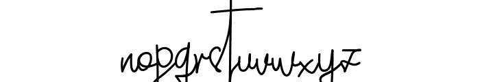 Caitlyn Script Font LOWERCASE