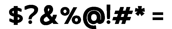 Caitog Bold Demo Font OTHER CHARS