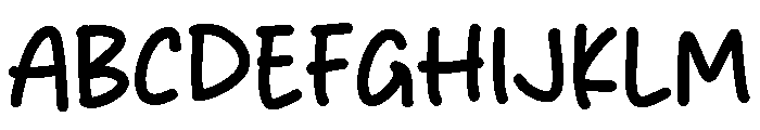 Cake Nut Font UPPERCASE