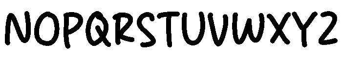 Cake Nut Font UPPERCASE