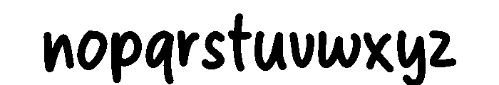 Cake Nut Font LOWERCASE