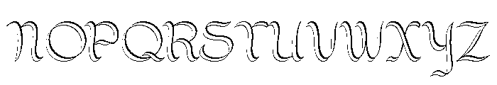 Calami Regular Font UPPERCASE