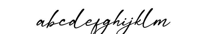CalayaFree-Italic Font LOWERCASE