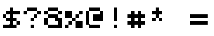 CalcCien Font OTHER CHARS