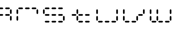 Calculatrix 24 Regular Font LOWERCASE