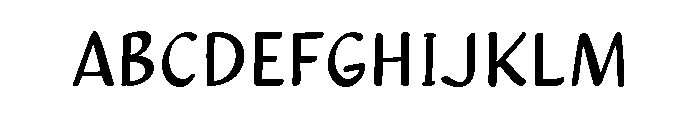 Calculus Sans Font UPPERCASE