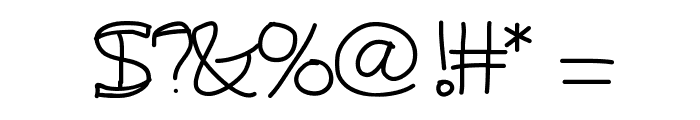 Calculus Font OTHER CHARS