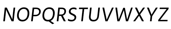 Calcutta Italic Font UPPERCASE