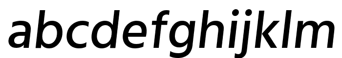Calcutta Medium Italic Font LOWERCASE