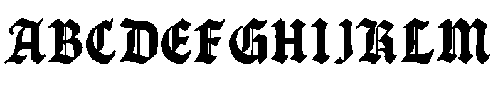 Caldareth PERSONAL USE ONLY! Font UPPERCASE
