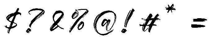 Calderyon Font OTHER CHARS