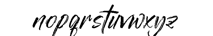 Calderyon Font LOWERCASE