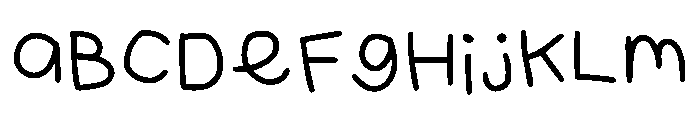 Caleb Jack Handwriting Regular Font UPPERCASE