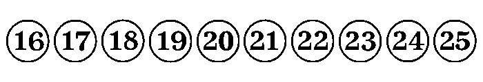 Calendar Symbol Wizard Regular1 Font OTHER CHARS