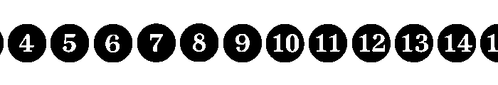 Calendar Symbol Wizard Regular1 FONT