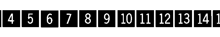 Calendar Symbol Wizard Regular FONT